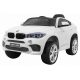 BMW X6 M licence, fehér elektromos kisautó